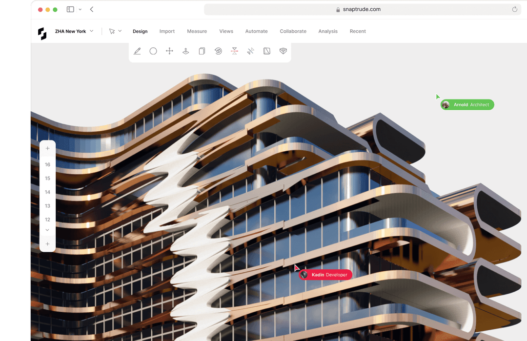 Snaptrude Real-time collaboration