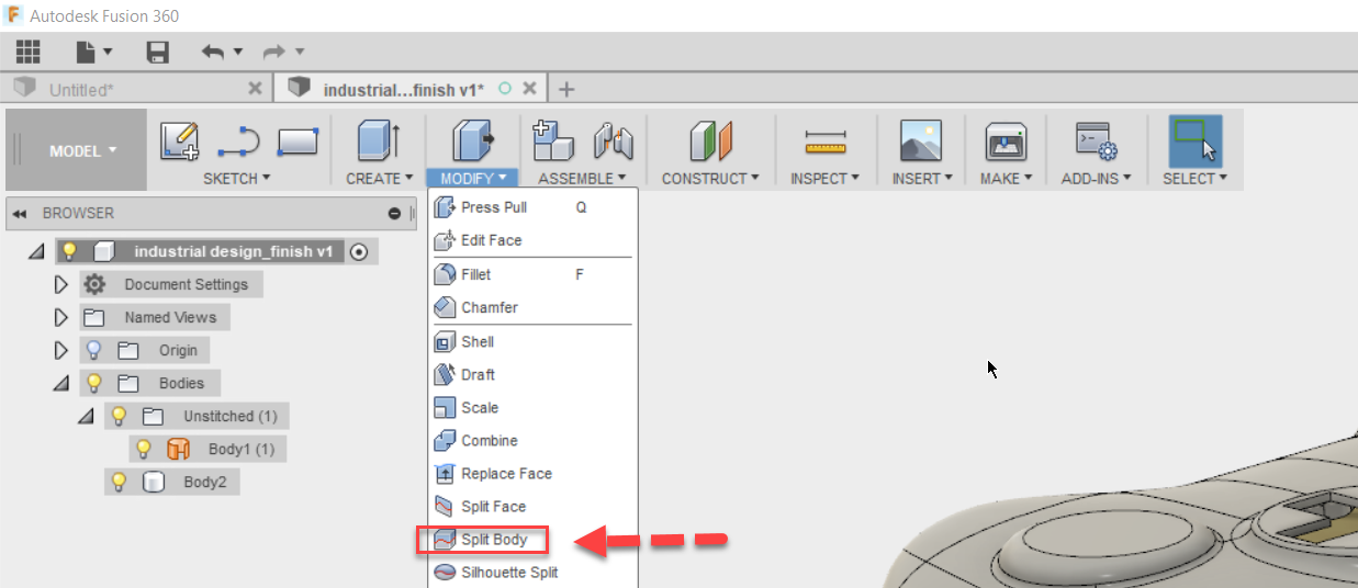 Fusion 360 Tip & Trick #42 Split