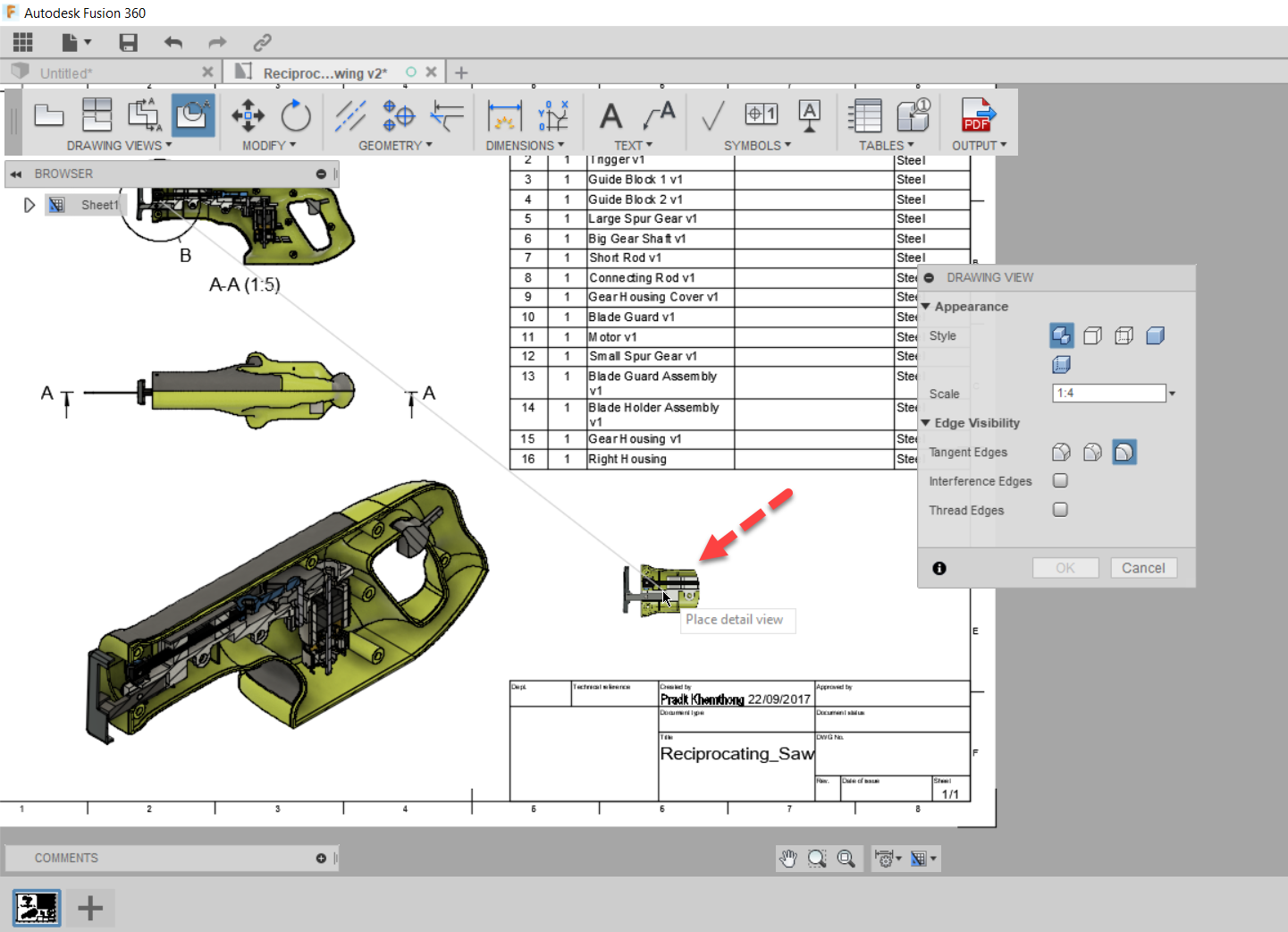 Fusion 360 Tip & Trick 44 Detail View 