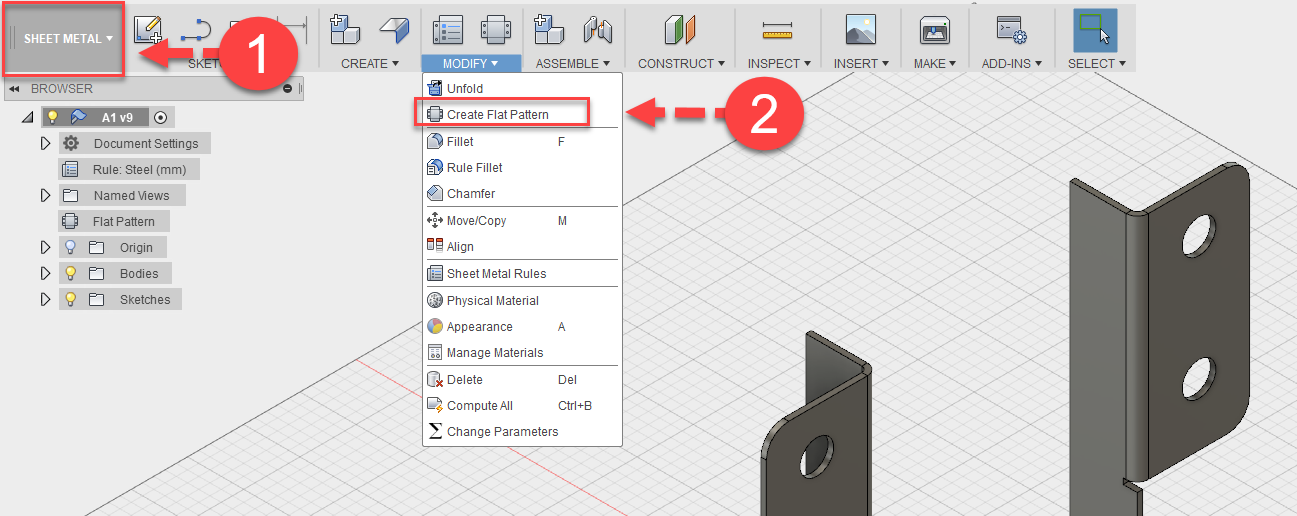 Fusion 360 Tip & Trick 49 : Export Sheet metal 
