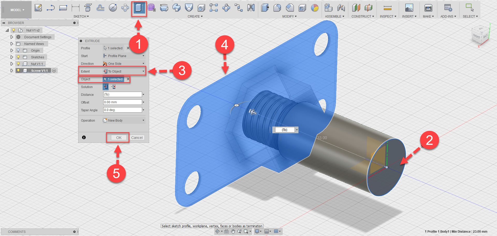 Fusion 360 Tip & Trick 52 การทำเกลียวขั้นสูง
