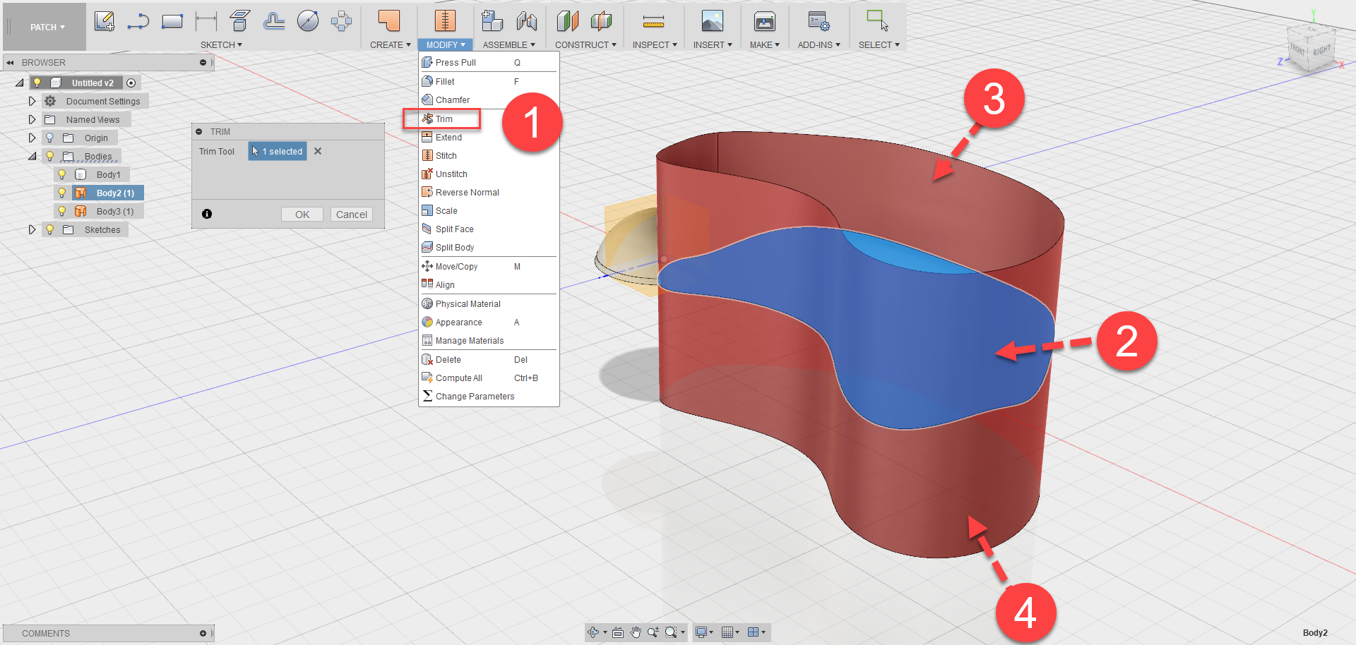 Fusion 360 tip & Trick 54 การลบผิวงาน