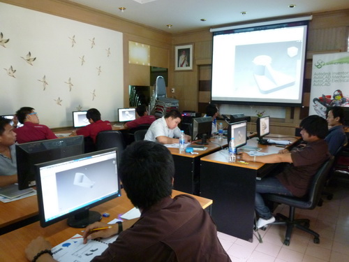 Synergysoft Education Center : Inventor 2014 Training At RMUTL Chiangmai