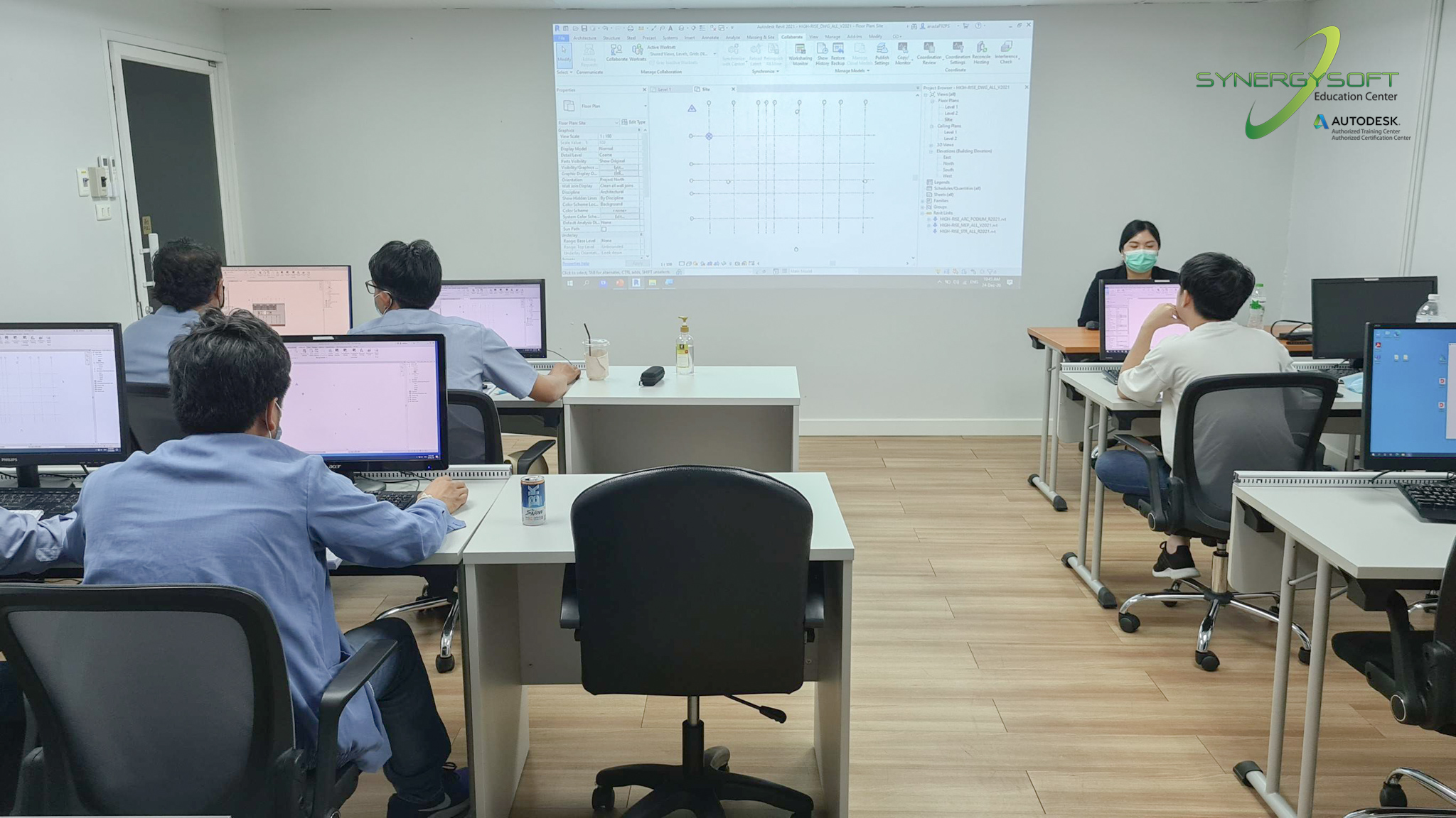 Synergysoft Education Autodesk Revit Drawing Creation for Large Building Project Training Course