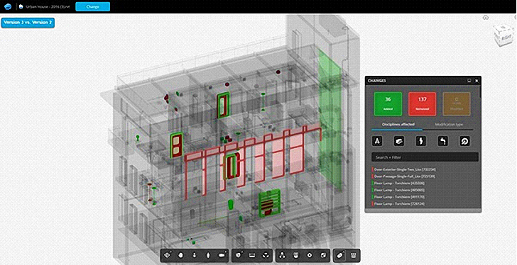 Compare Version BIM 360 Team