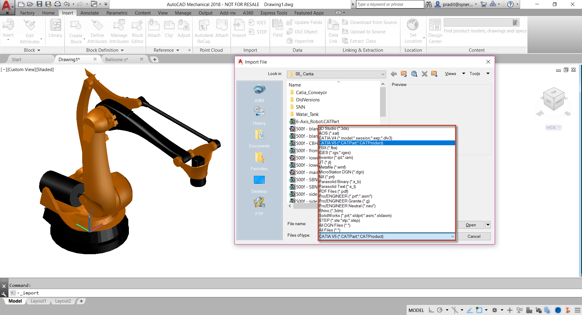 Autodesk AutoCAD Mechanical 2018