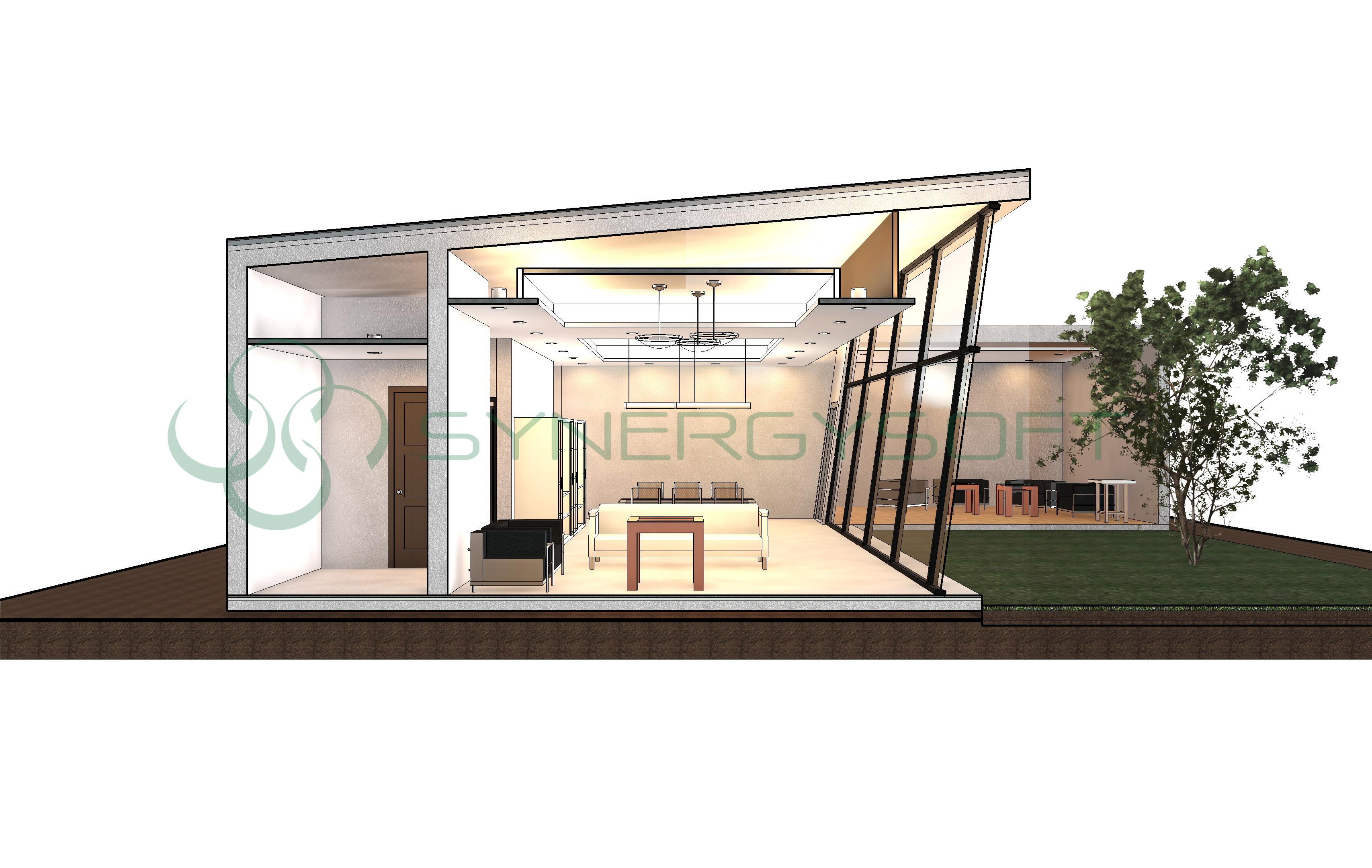 AR Webinar Slanted Wall