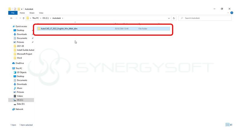 insall AutoCADLT2022 01