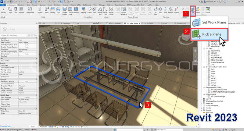 Revit2023 Pick a Plane 01