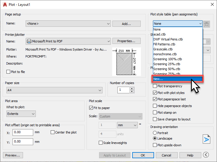 Revit Lineweights into AutoCAD 06