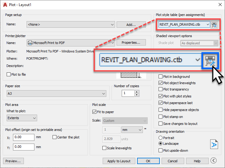 Revit Lineweights into AutoCAD 08