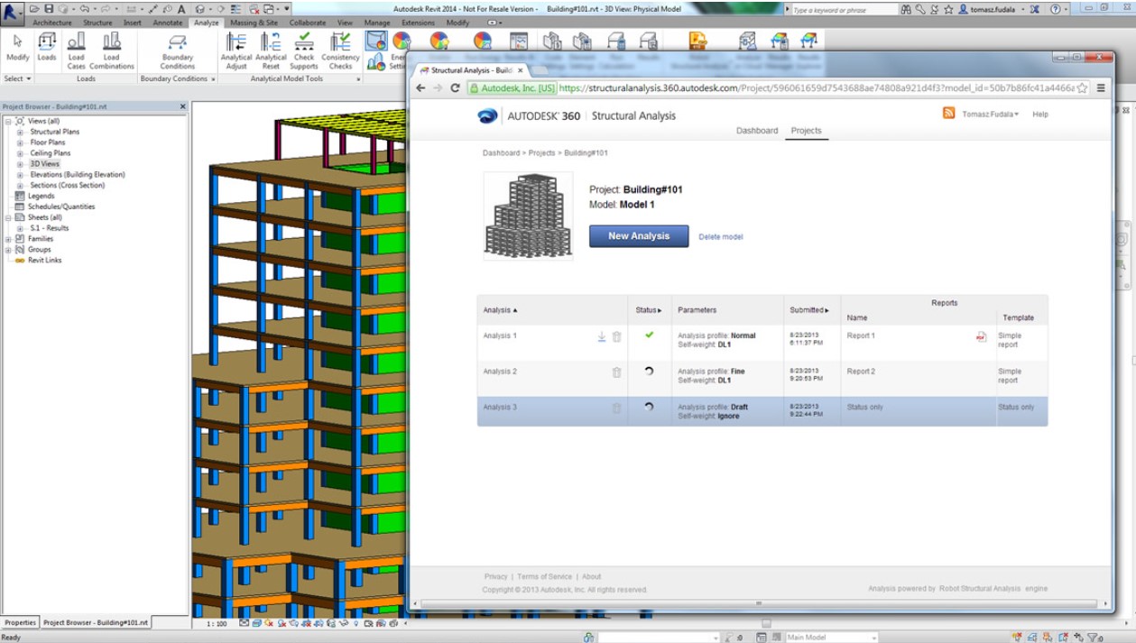 Synergysoft : Autodesk Structure Analysis for Revit
