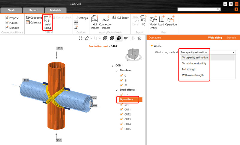 Automatic weld sizing9
