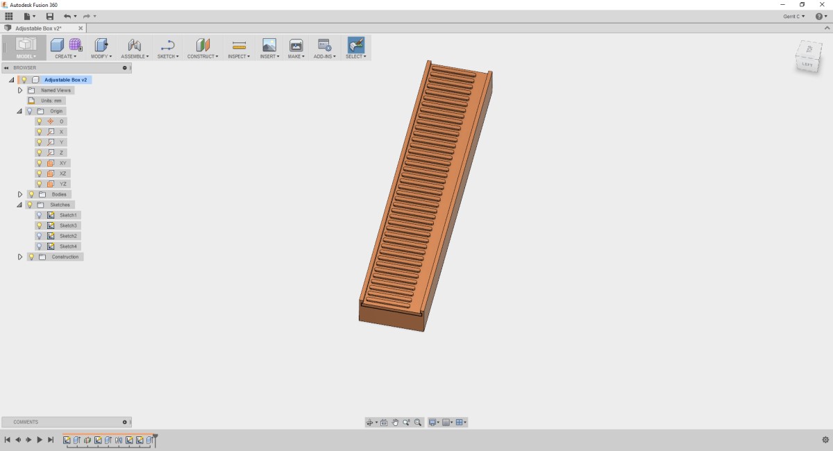 Making Parametric Model in Fusion360 : 3D