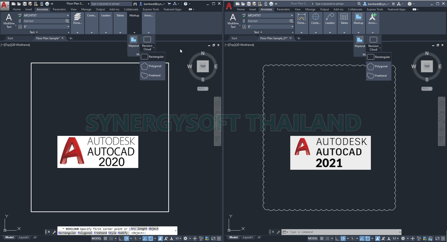 Synergysoft AutoCAD 2021 Revision Cloud Enhancements